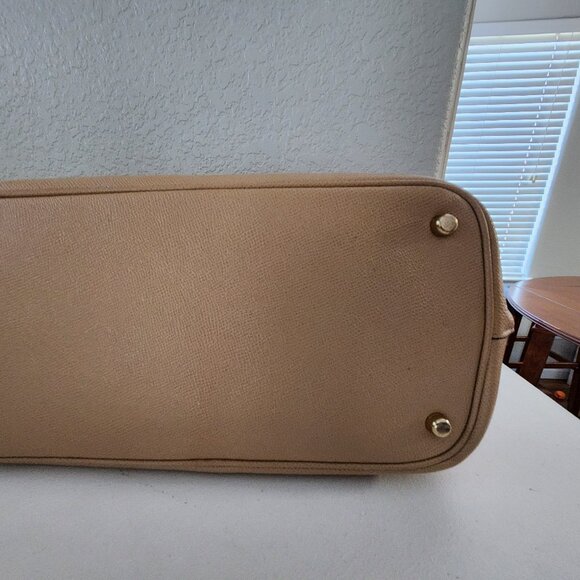 Euc Coach Kitt Carryall Tan Leather Shoulder Bag Handbag - Picture 9 of 13